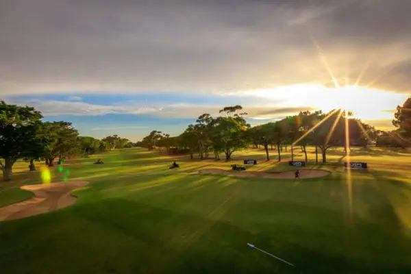 2019 Women's Australian Open - early morning image of golf course